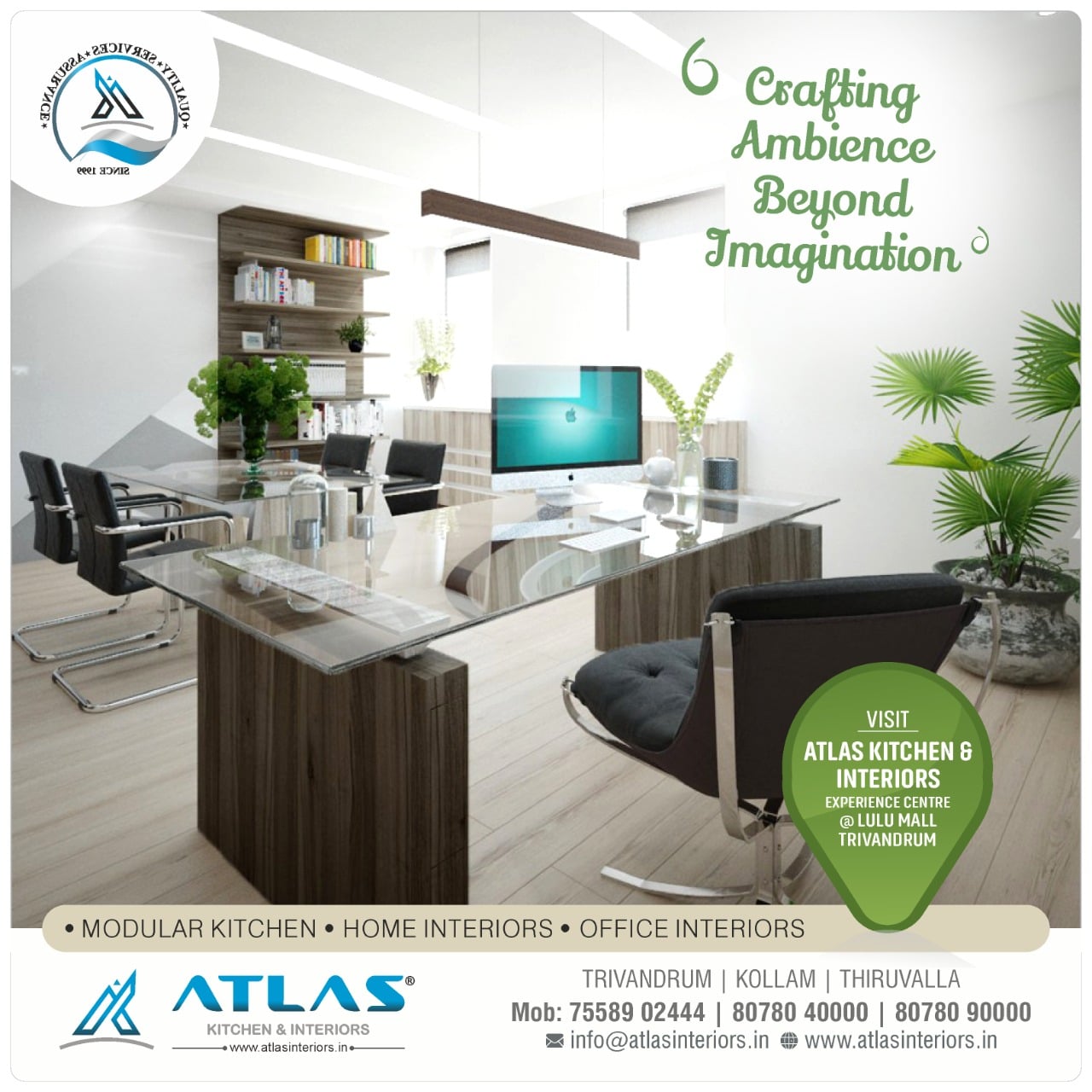 Atlas Offers You The Finest Interiors With Aesthetic Designs.