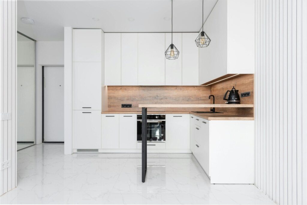 Aluminium Fabricated Kitchen Cabinets