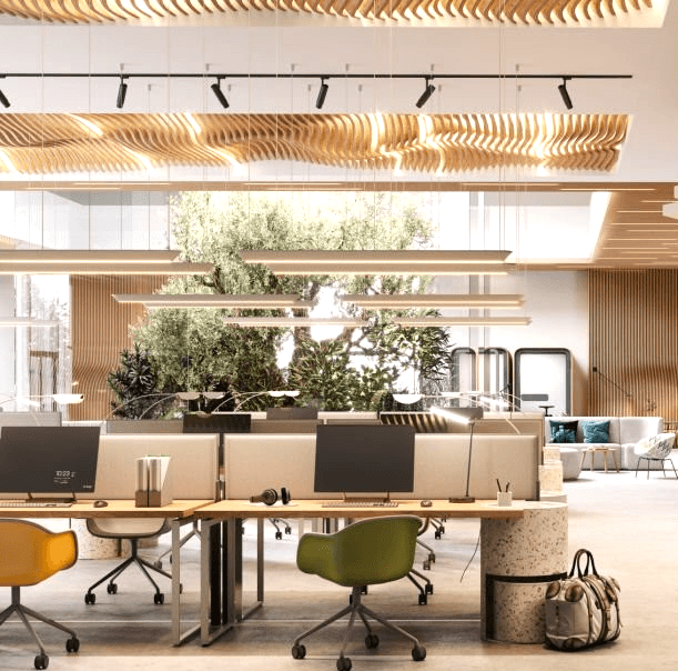 Office Interior Designs That Boost Productivity & Creativity